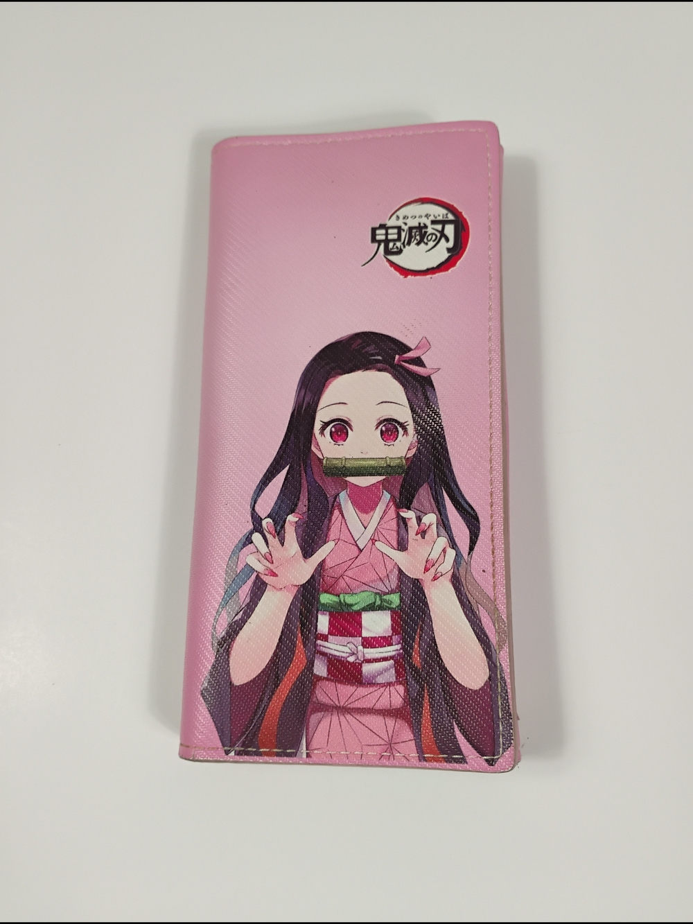 Pink Anime Character Long Wallet